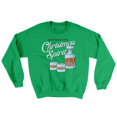 Christmas Spirit Ugly Sweater Irish Green | Funny Shirt from Famous In Real Life