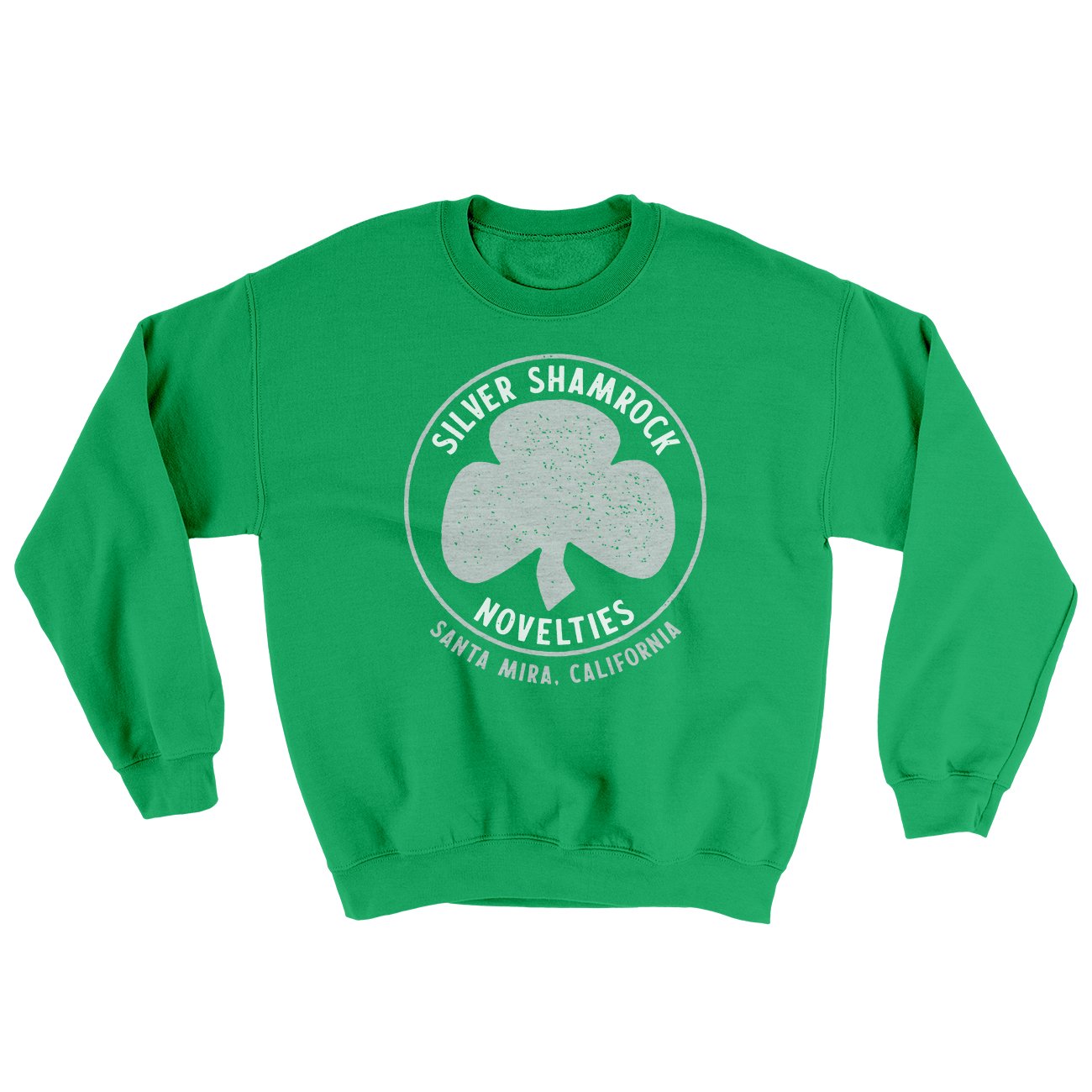 Silver Shamrock Novelties Ugly Sweater | Funny Shirt from Famous In Real Life