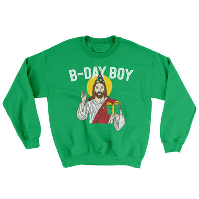 Christmas Birthday Boy Ugly Sweater Irish Green | Funny Shirt from Famous In Real Life