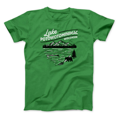 Lake Potowotominimac Funny Movie Men/Unisex T-Shirt Kelly | Funny Shirt from Famous In Real Life