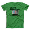 Television Marathon Champion Men/Unisex T-Shirt Kelly | Funny Shirt from Famous In Real Life