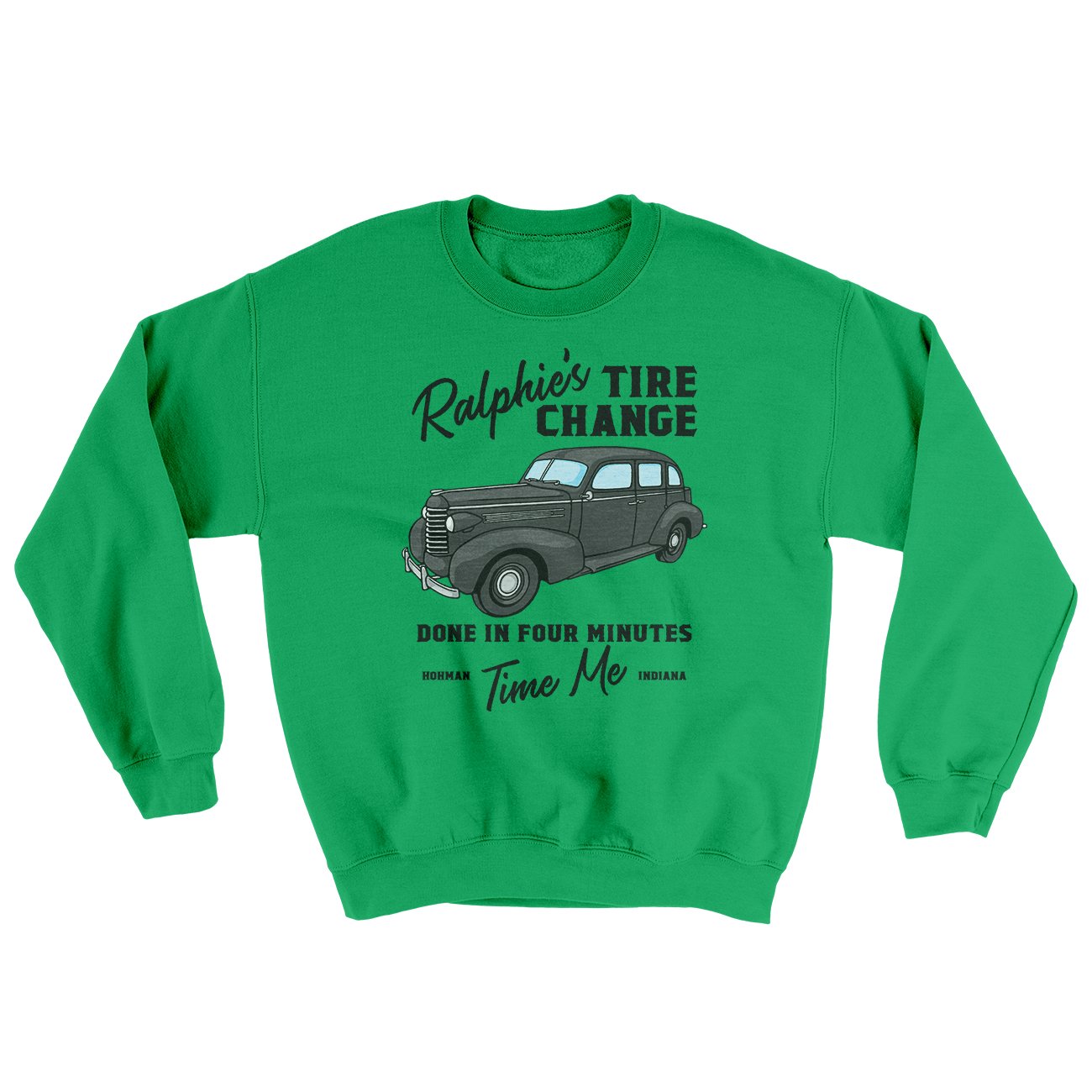 Ralphie's Tire Change Ugly Sweater | Funny Shirt from Famous In Real Life