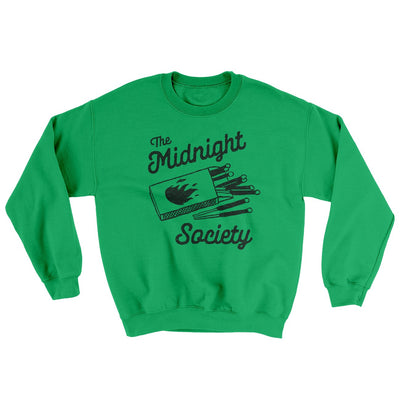 The Midnight Society Ugly Sweater Irish Green | Funny Shirt from Famous In Real Life