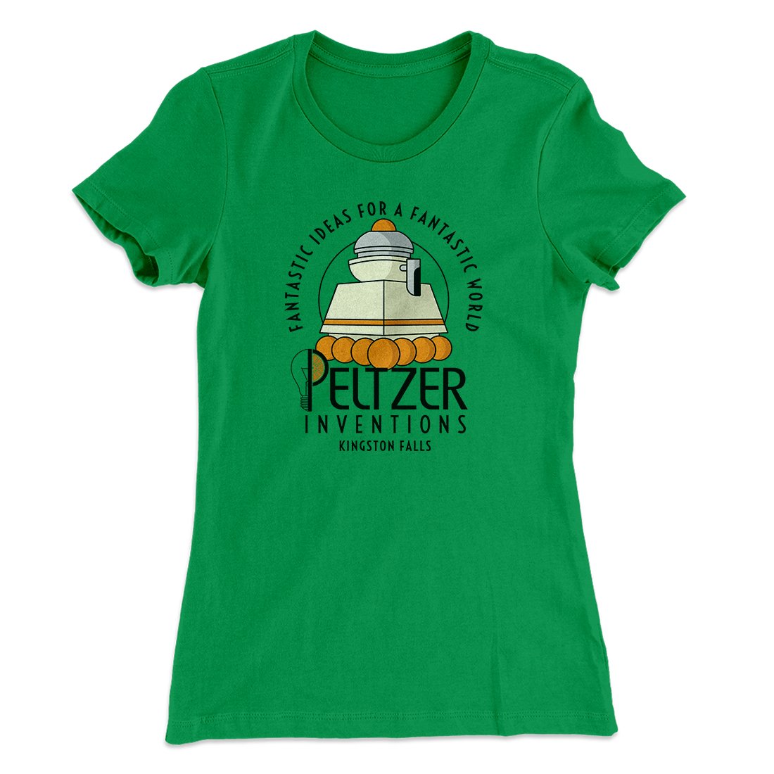 Peltzer Inventions Women's T-Shirt | Funny Shirt from Famous In Real Life
