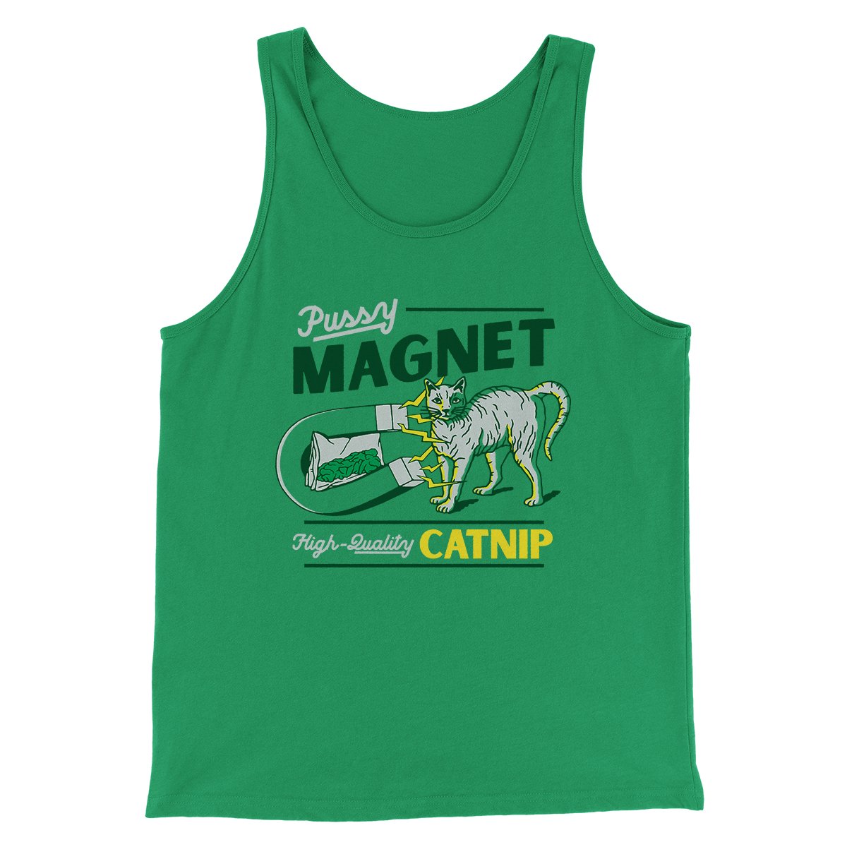 Pussy Magnet Funny Men/Unisex Tank Top | Funny Shirt from Famous In Real Life