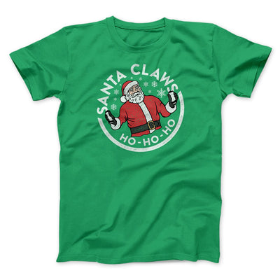 Santa Claws Men/Unisex T-Shirt Kelly | Funny Shirt from Famous In Real Life