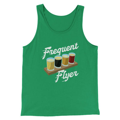 Frequent Flyer Men/Unisex Tank Kelly | Funny Shirt from Famous In Real Life
