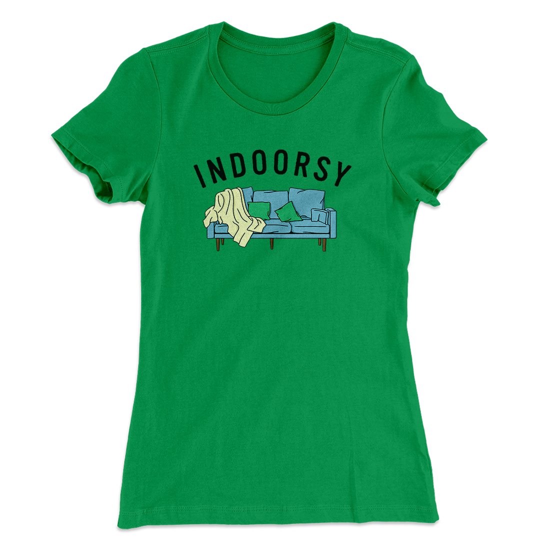 Indoorsy Women's T-Shirt | Funny Shirt from Famous In Real Life