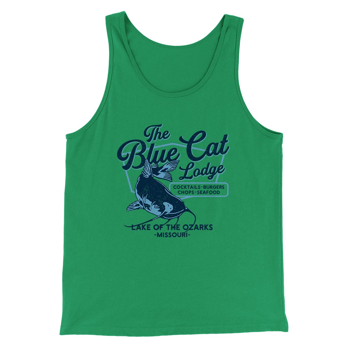 Blue Cat Lodge Funny Movie Men/Unisex Tank Top | Funny Shirt from Famous In Real Life