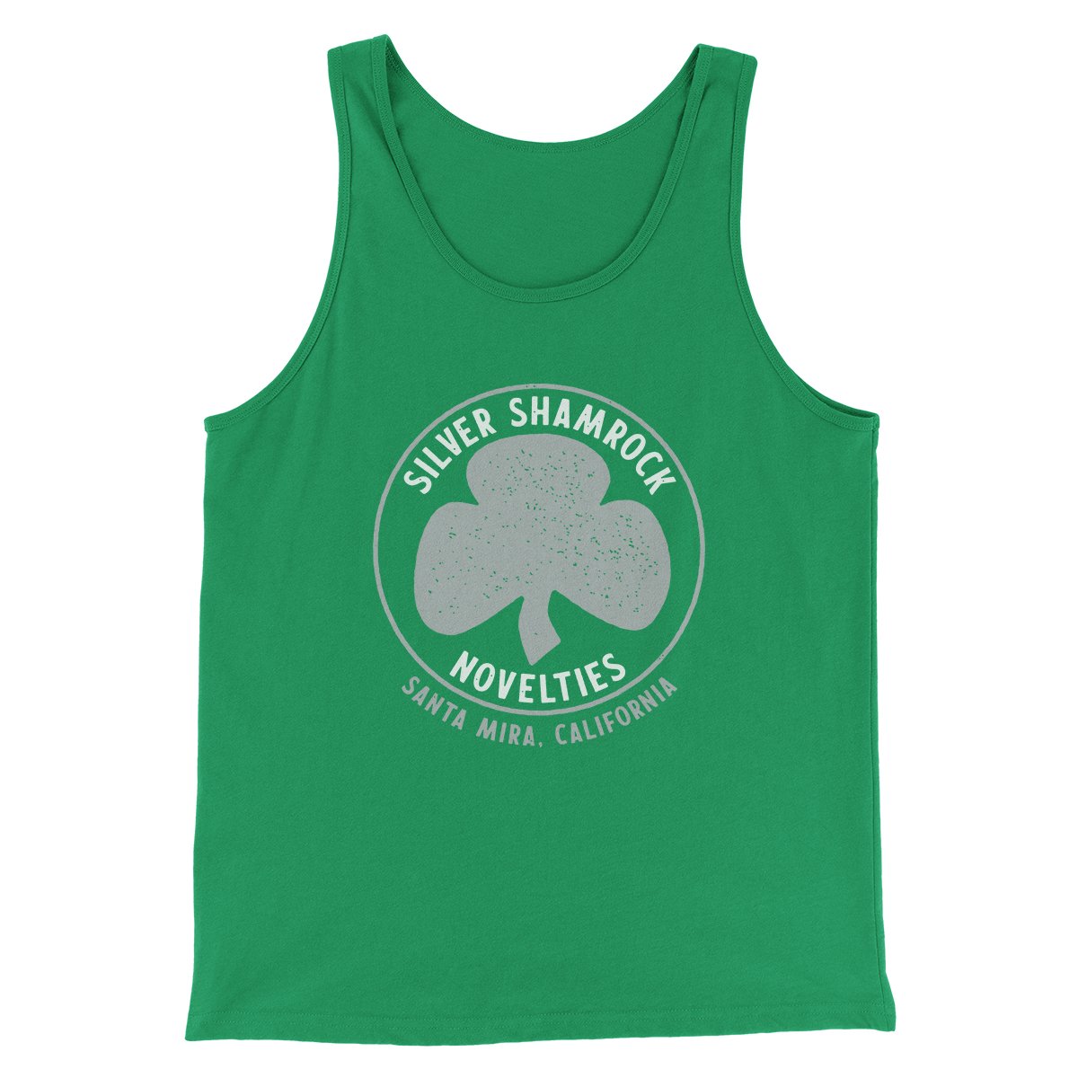 Silver Shamrock Novelties Funny Movie Men/Unisex Tank Top | Funny Shirt from Famous In Real Life