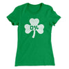 0% Irish Women's T-Shirt Kelly Green | Funny Shirt from Famous In Real Life