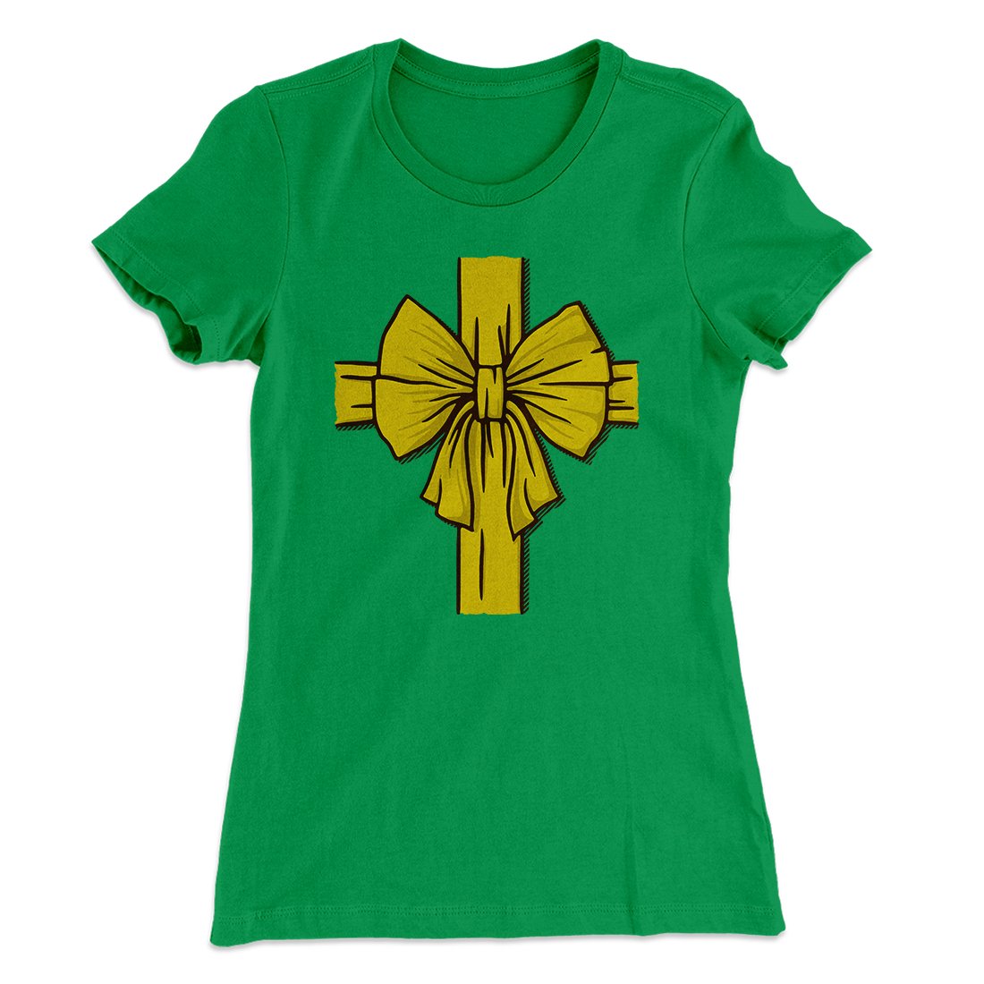 I am the Gift Women's T-Shirt Kelly Green | Funny Shirt from Famous In Real Life