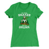 Go Home Snakes Women's T-Shirt Kelly Green | Funny Shirt from Famous In Real Life