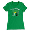 Stay Woke Coffee Women's T-Shirt Kelly Green | Funny Shirt from Famous In Real Life