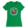 Santa Claws Women's T-Shirt Kelly Green | Funny Shirt from Famous In Real Life