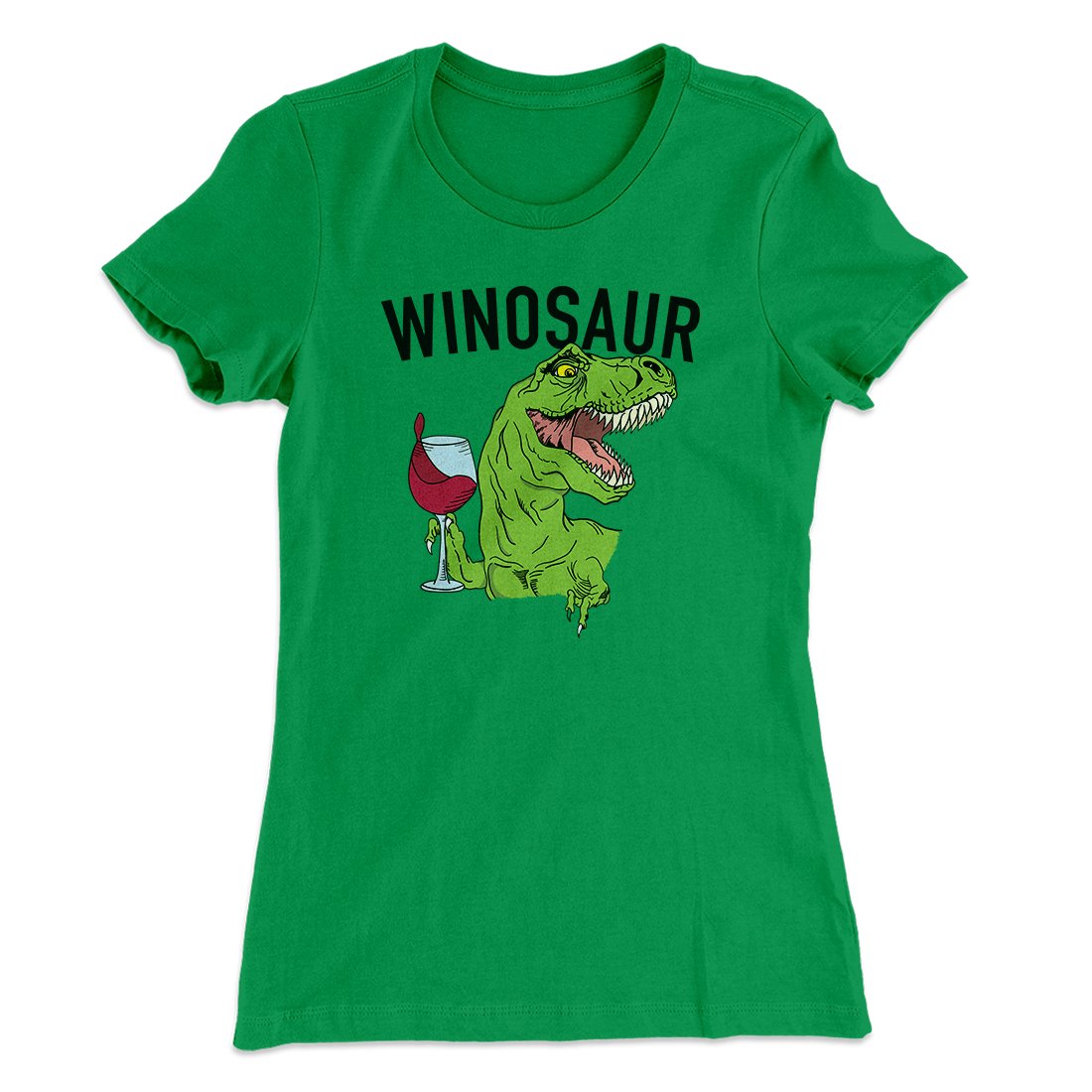 Winosaur Funny Women's T-Shirt | Funny Shirt from Famous In Real Life
