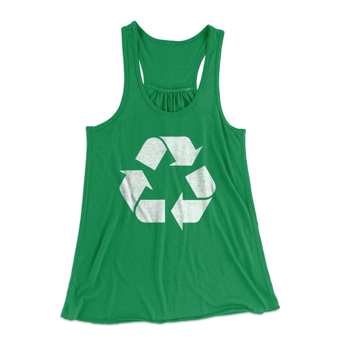 Recycle Symbol Women's Flowey Tank Top | Funny Shirt from Famous In Real Life