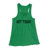 Not Today Women's Flowey Tank Top Kelly | Funny Shirt from Famous In Real Life