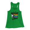 We Out Here Women's Flowey Tank Top Kelly Green | Funny Shirt from Famous In Real Life
