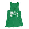 Basic Witch Women's Flowey Tank Top Kelly | Funny Shirt from Famous In Real Life