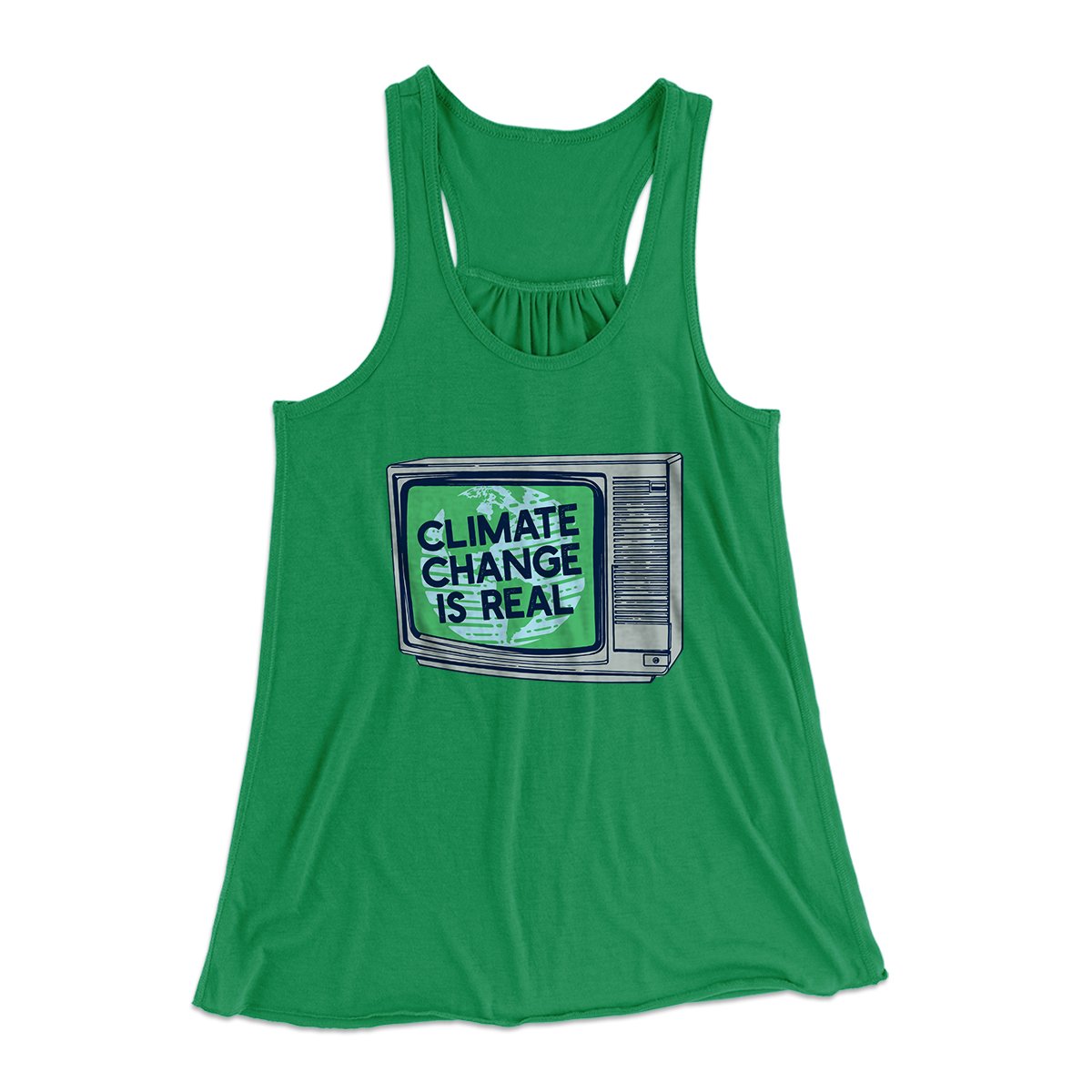 PSA: Climate Change is Real Women's Flowey Tank Top | Funny Shirt from Famous In Real Life
