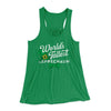 World's Tallest Leprechaun Women's Flowey Tank Top Kelly | Funny Shirt from Famous In Real Life