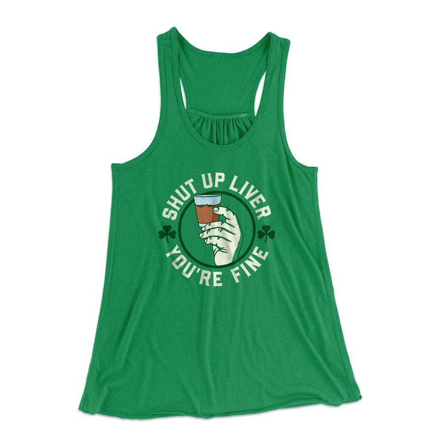 Shut Up Liver Women's Flowey Tank Top | Funny Shirt from Famous In Real Life