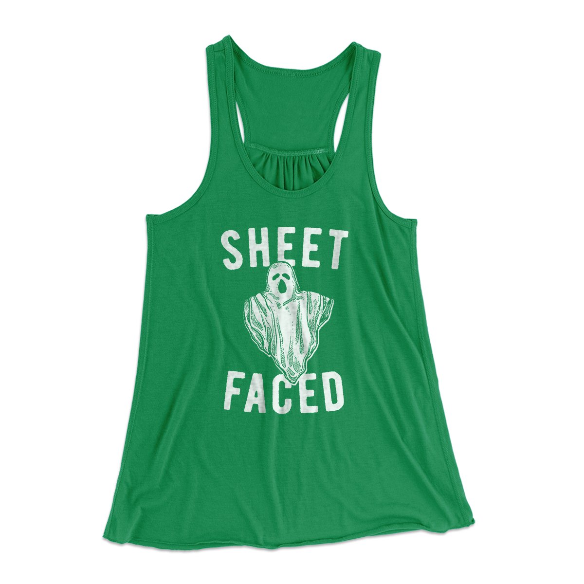 Sheet Faced Women's Flowey Tank Top | Funny Shirt from Famous In Real Life