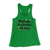 Biology: It Grows On You Women's Flowey Tank Top Kelly Green | Funny Shirt from Famous In Real Life