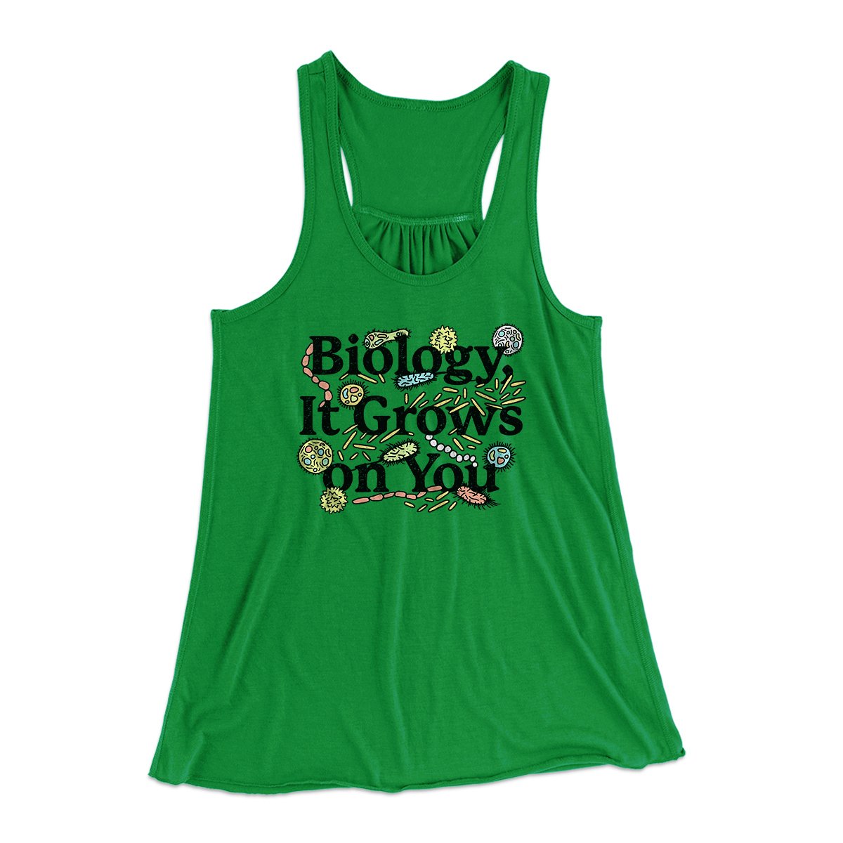 Biology: It Grows On You Women's Flowey Tank Top | Funny Shirt from Famous In Real Life