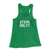 Steve Holt Women's Flowey Tank Top Kelly | Funny Shirt from Famous In Real Life