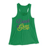 Pardi Gras Women's Flowey Tank Top Kelly | Funny Shirt from Famous In Real Life