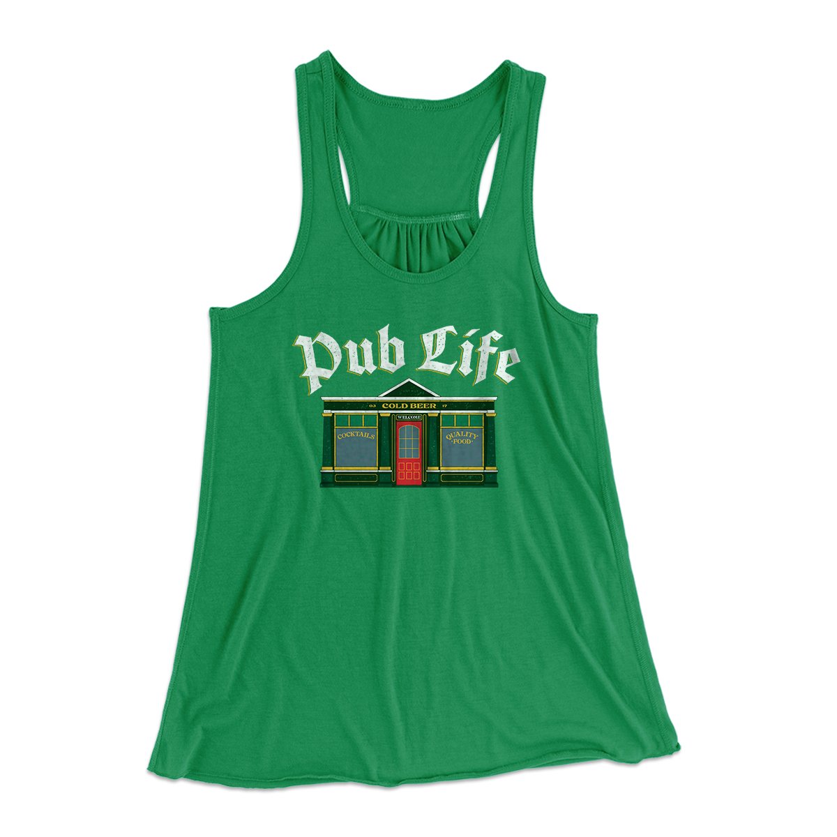 Pub Life Women's Flowey Tank Top | Funny Shirt from Famous In Real Life