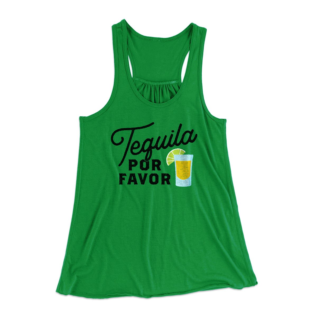 Tequila, Por Favor Women's Flowey Tank Top | Funny Shirt from Famous In Real Life