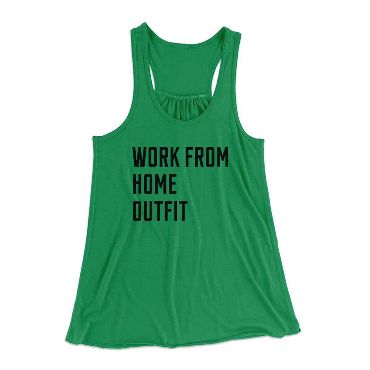 Work From Home Outfit Women's Flowey Tank Top | Funny Shirt from Famous In Real Life