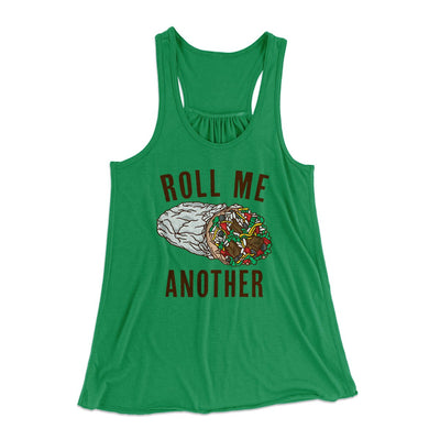 Roll Me Another Funny Women's Flowey Tank Top Kelly | Funny Shirt from Famous In Real Life