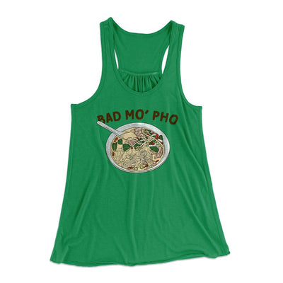 Bad Mo Pho Women's Flowey Tank Top Kelly | Funny Shirt from Famous In Real Life