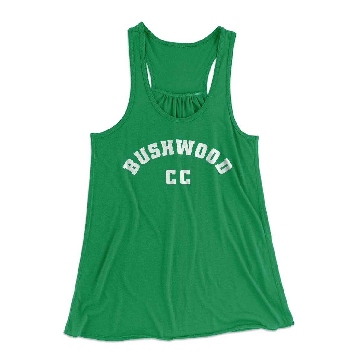 Bushwood Country Club Women's Flowey Tank Top Kelly | Funny Shirt from Famous In Real Life