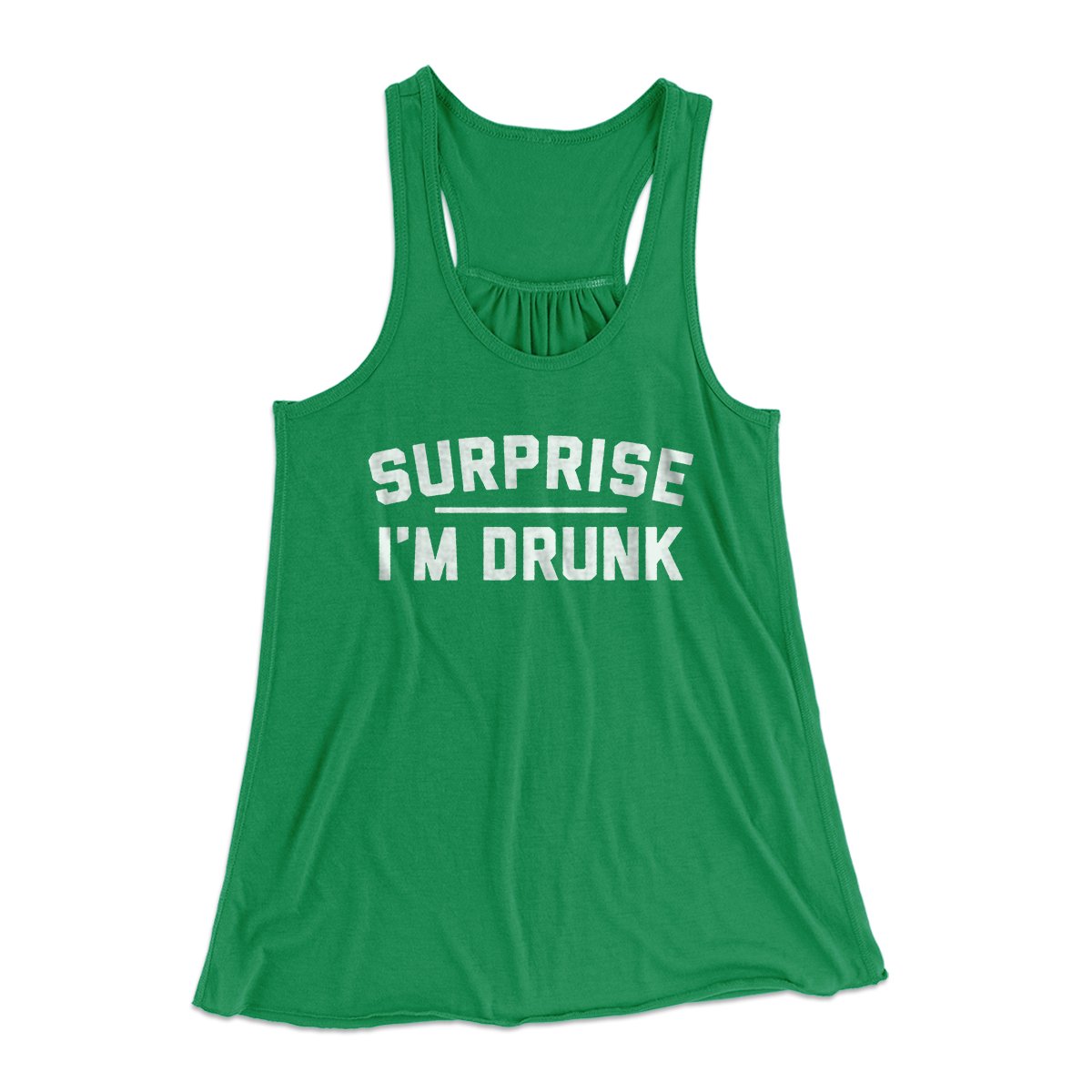 Surprise I'm Drunk Women's Flowey Tank Top | Funny Shirt from Famous In Real Life