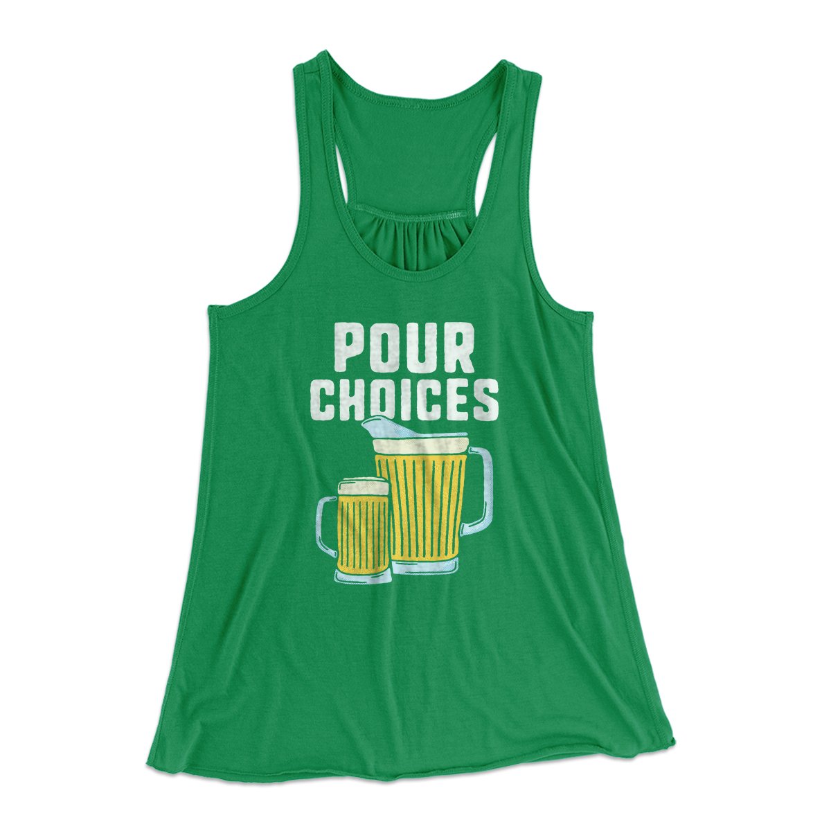 Pour Choices Women's Flowey Tank Top | Funny Shirt from Famous In Real Life