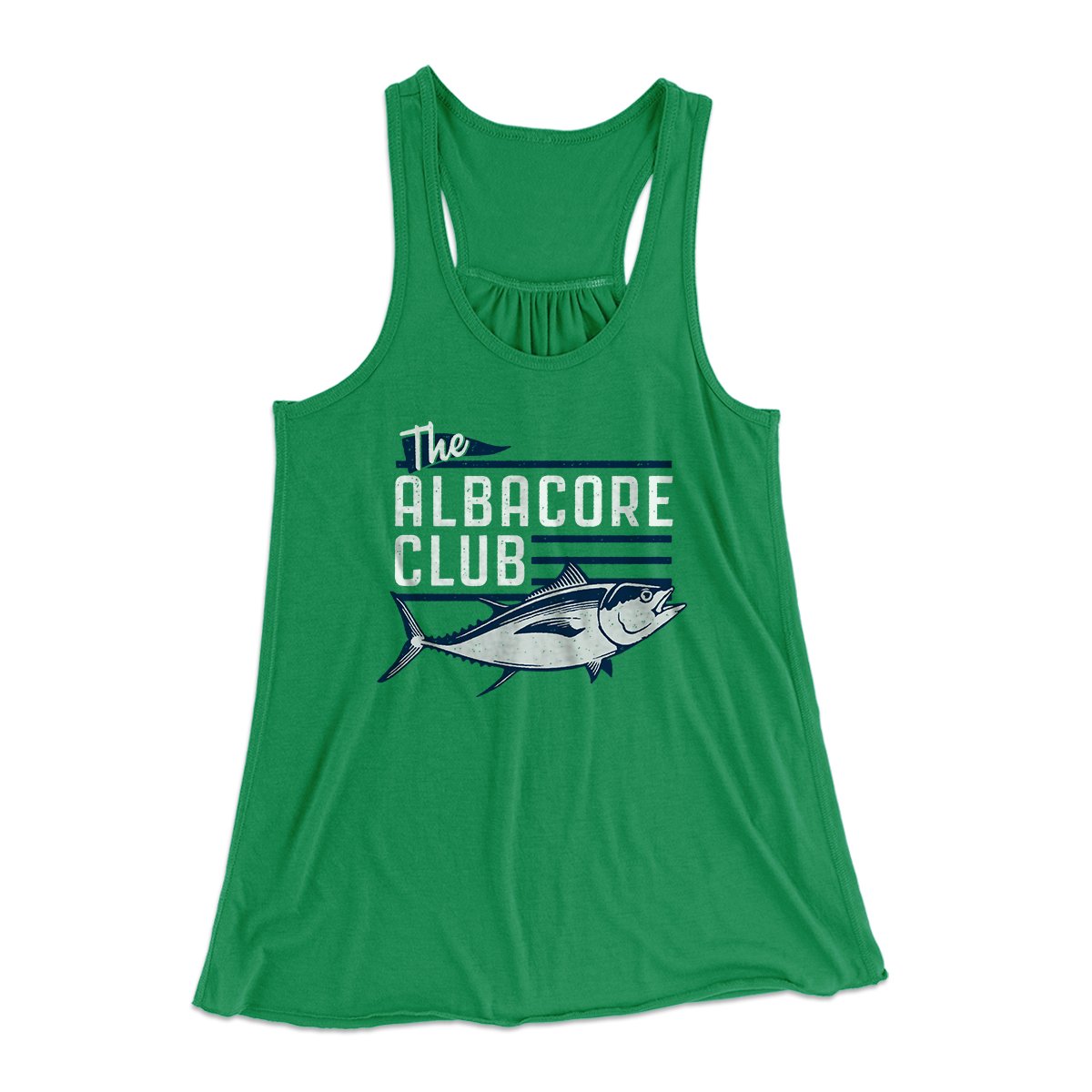 The Albacore Club Women's Flowey Tank Top | Funny Shirt from Famous In Real Life