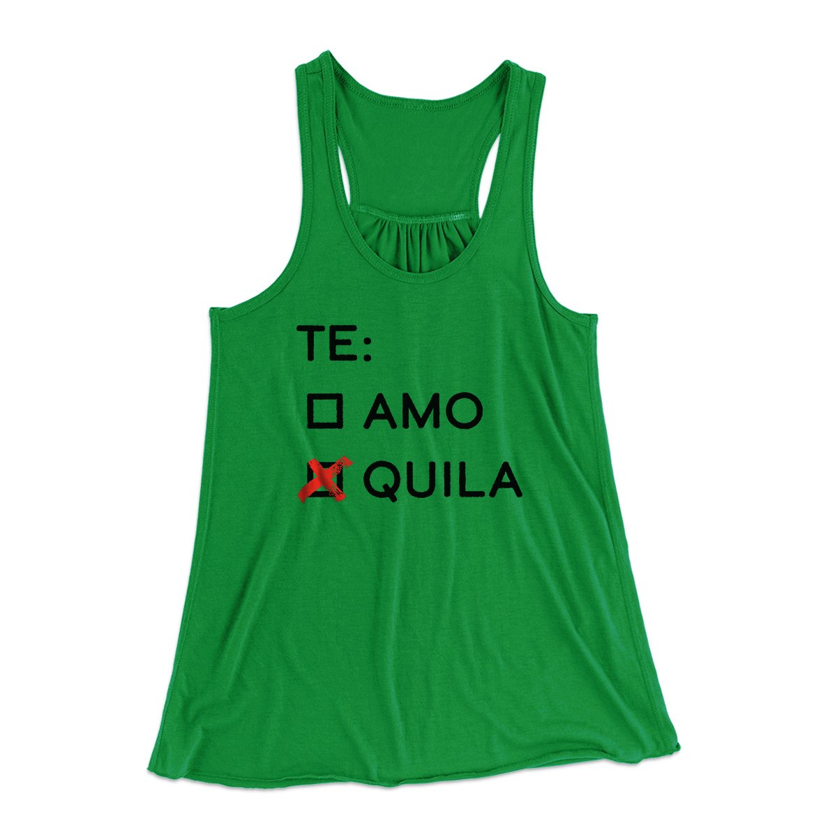 Te Amo or Tequila Women's Flowey Tank Top | Funny Shirt from Famous In Real Life