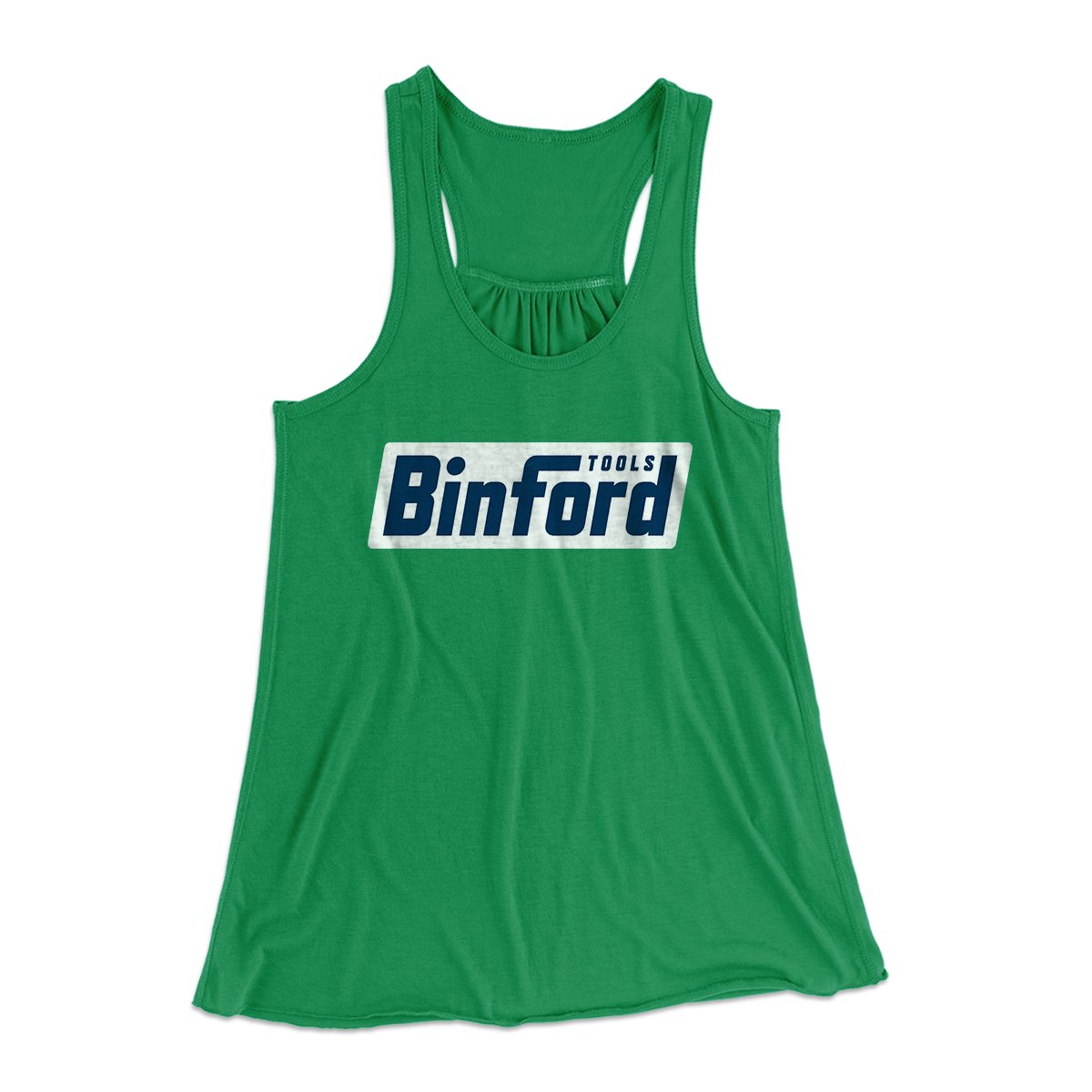 Binford Tools Women's Flowey Tank Top Kelly | Funny Shirt from Famous In Real Life