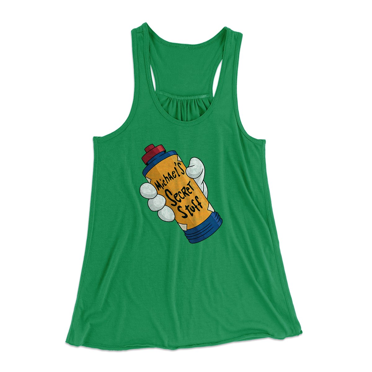 Michael's Secret Stuff Women's Flowey Tank Top | Funny Shirt from Famous In Real Life