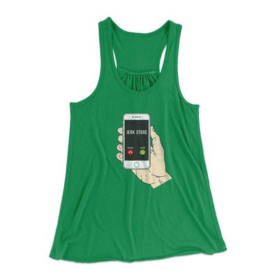 The Jerk Store Called Women's Flowey Tank Top Kelly | Funny Shirt from Famous In Real Life