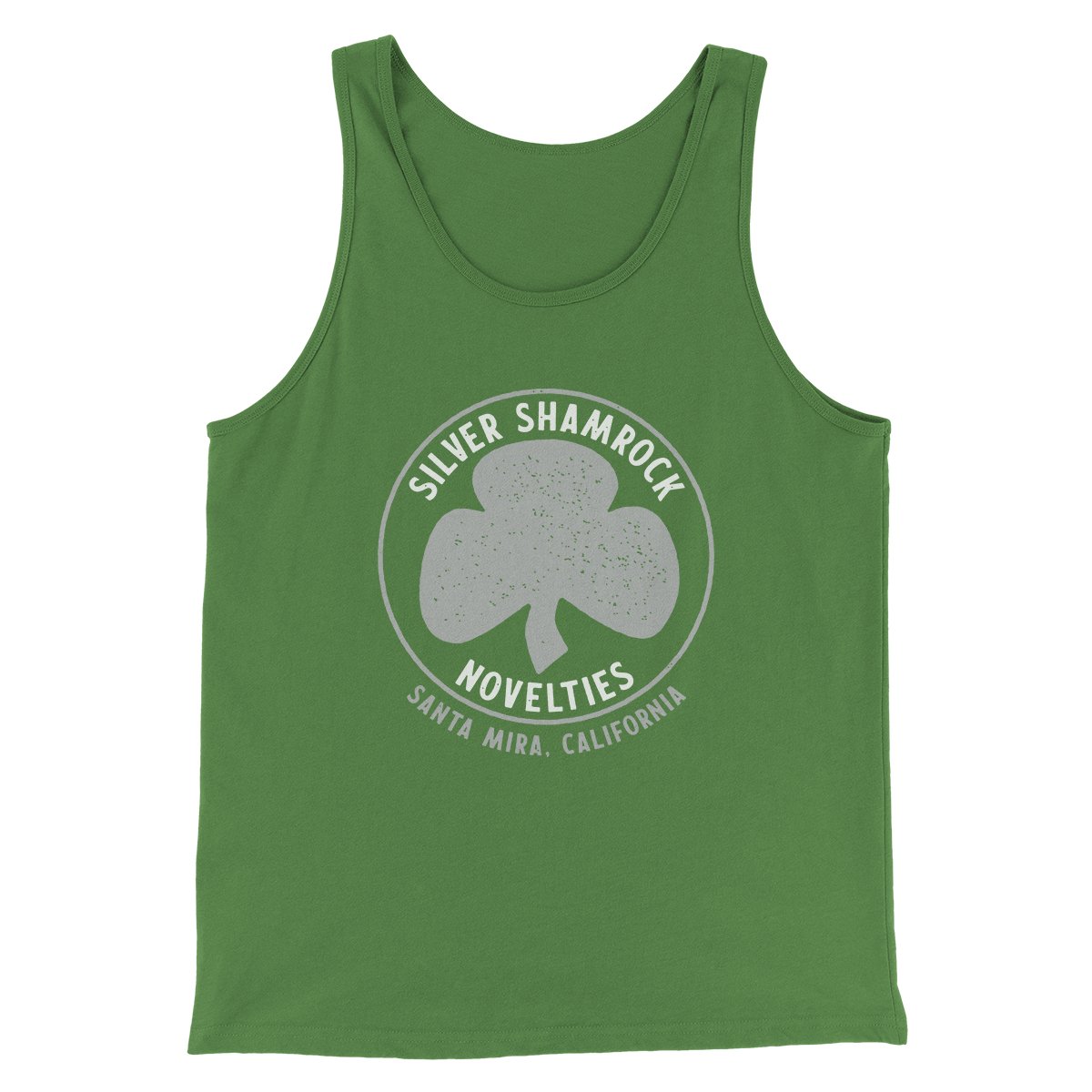 Silver Shamrock Novelties Funny Movie Men/Unisex Tank Top | Funny Shirt from Famous In Real Life