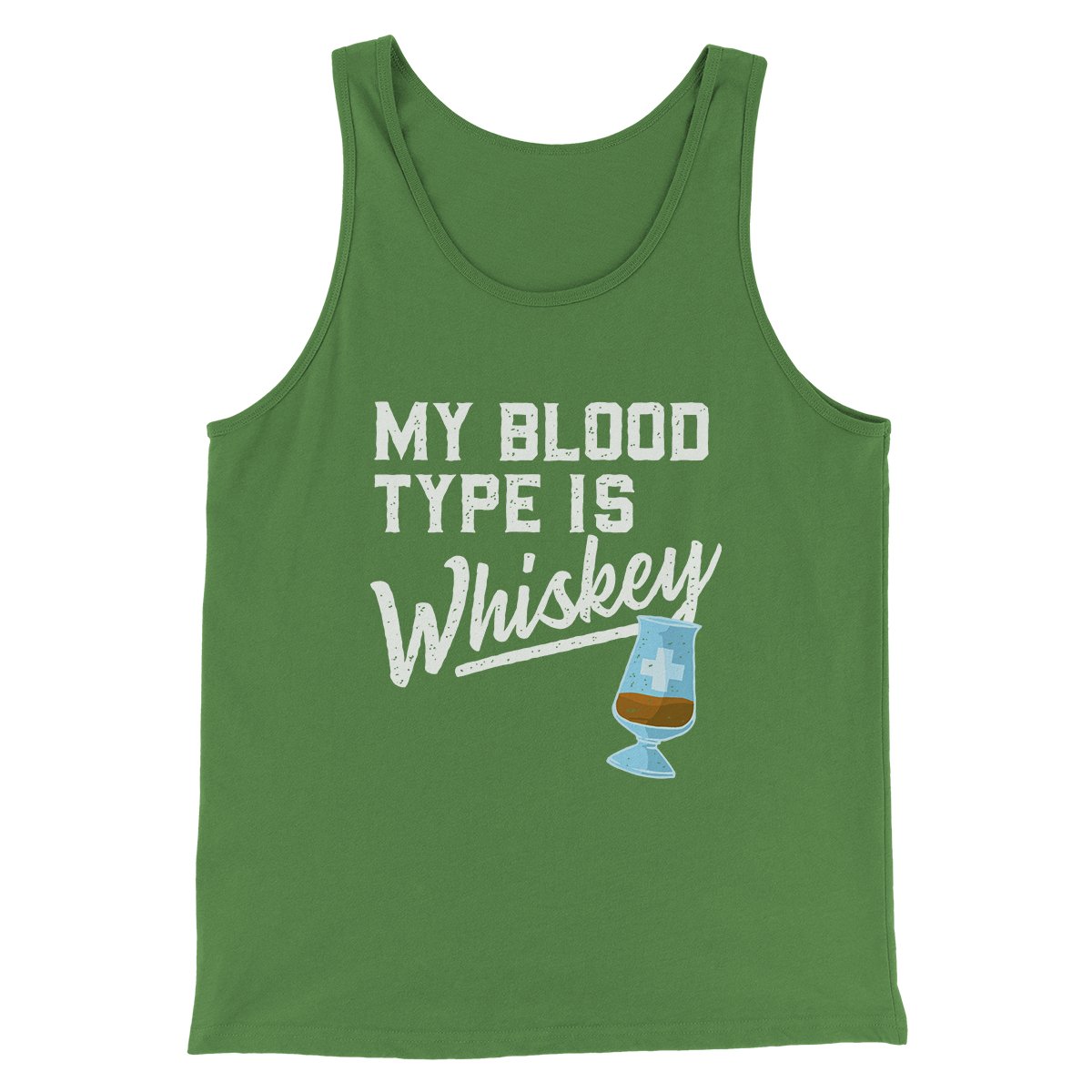 My Blood Type Is Whiskey Men/Unisex Tank | Funny Shirt from Famous In Real Life