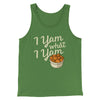 I Yam What I Yam Funny Thanksgiving Men/Unisex Tank Top Leaf | Funny Shirt from Famous In Real Life