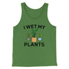 I Wet My Plants Funny Men/Unisex Tank Top Leaf | Funny Shirt from Famous In Real Life