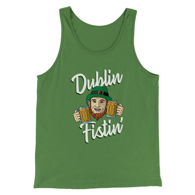 Dublin Fistin' Men/Unisex Tank Leaf | Funny Shirt from Famous In Real Life